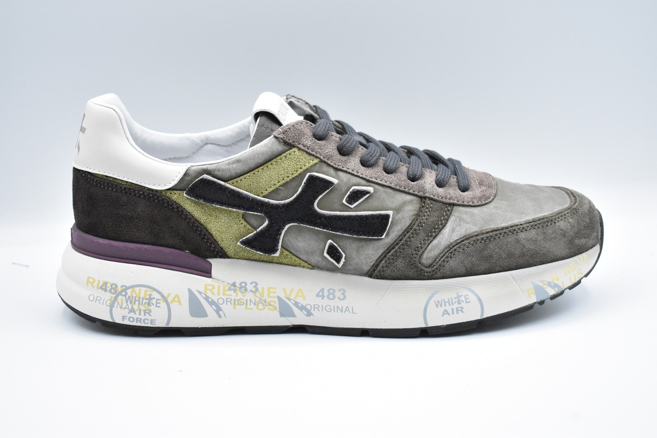 PREMIATA Men's Low Lace-Up Shoes for Casual Wear