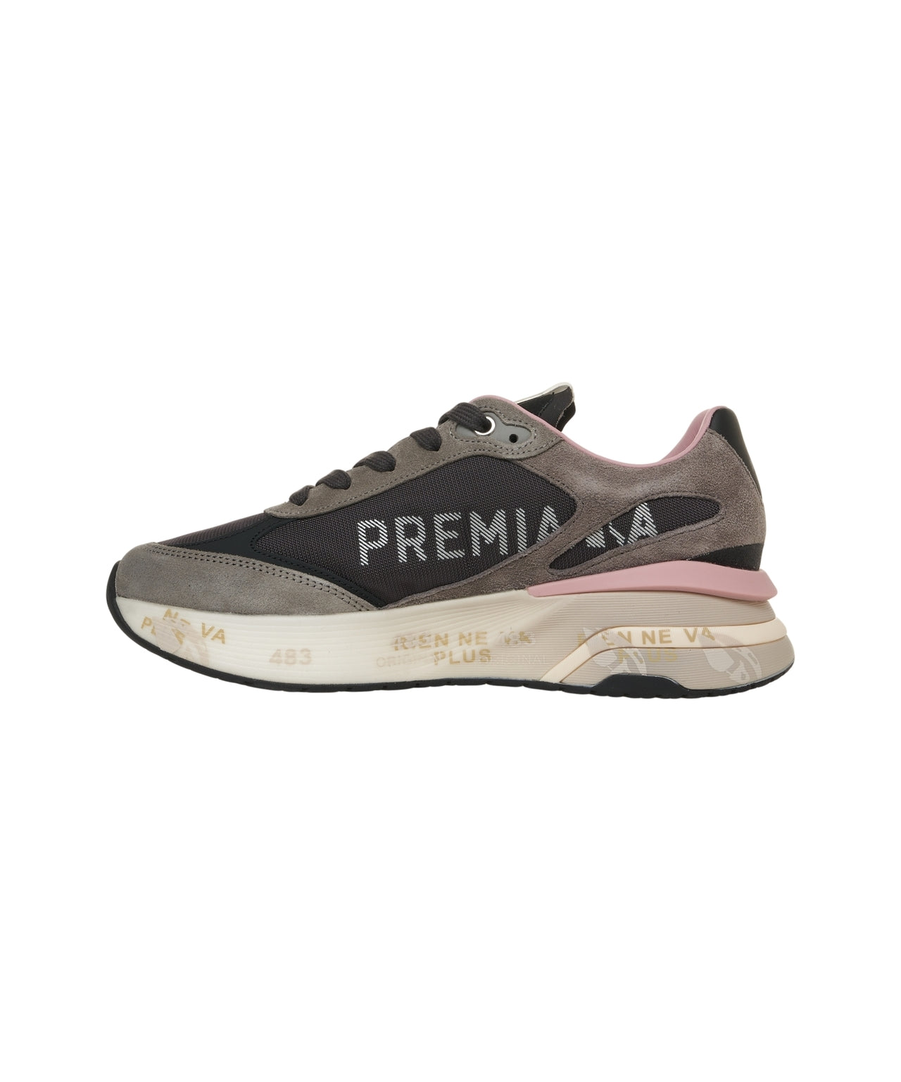 PREMIATA Women's Dynamic Suede Sneakers with Profiled Sole