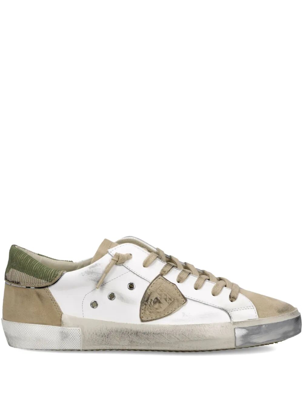 PHILIPPE MODEL PARIS Men's Low Top Retro Sneakers