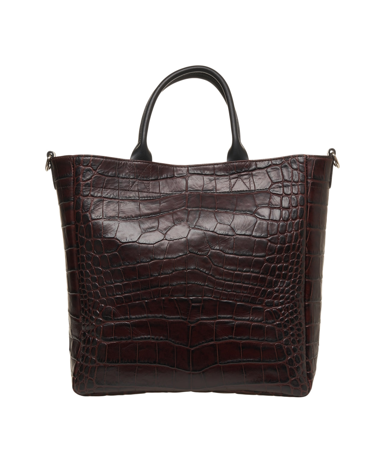 PROFANTER Elegant Crocodile-Print Handbag - 28 x 29.5 x 9.5 cm