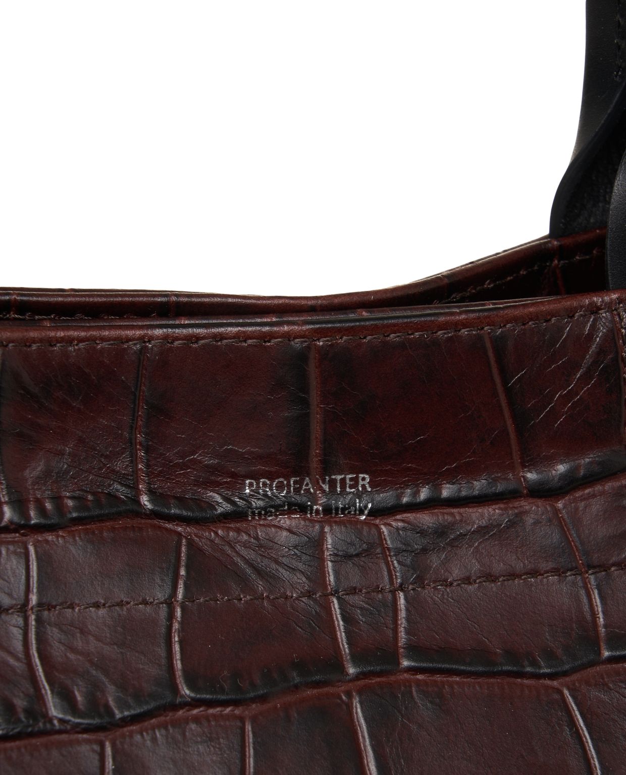 PROFANTER Elegant Crocodile-Print Handbag - 28 x 29.5 x 9.5 cm