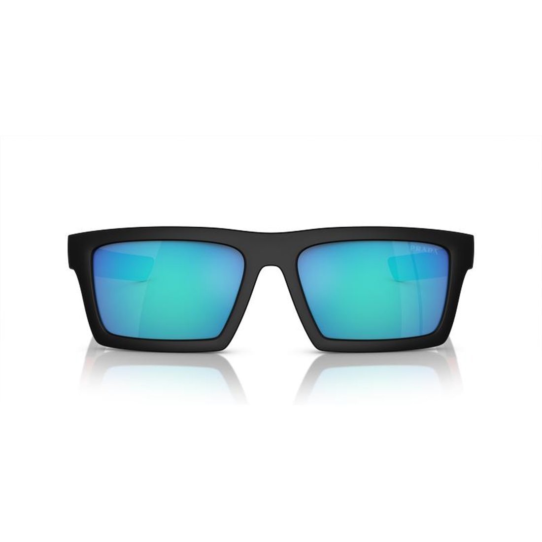 PRADA LINEA ROSSA Practical Men’s Sunglasses with Mirrored Lenses