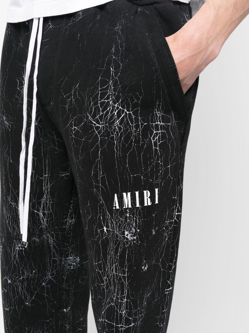 AMIRI Cracked Dye Logo Track Pants