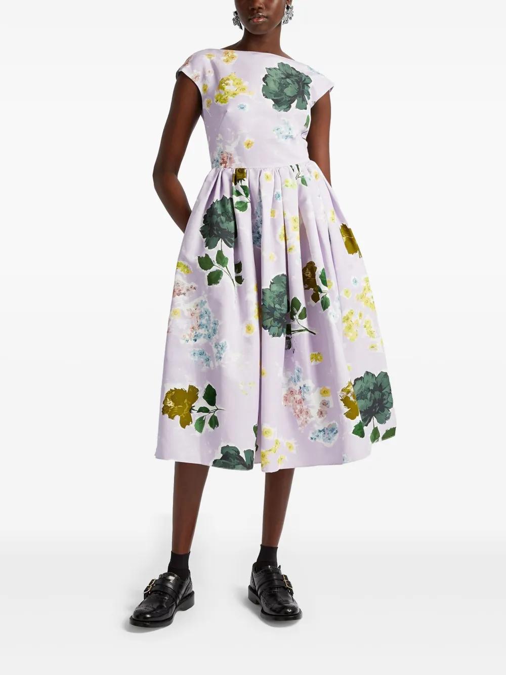 ERDEM Women's Vest Mini with Floral Print - SS25 Collection