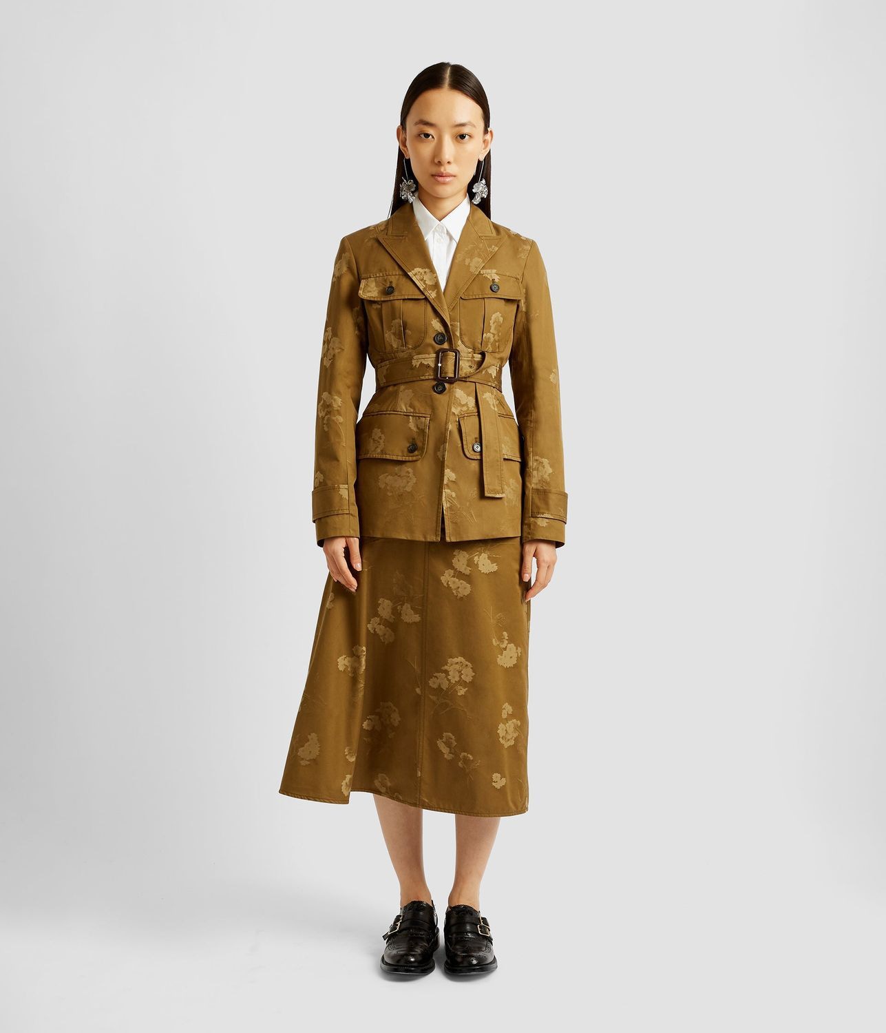 ERDEM Utility Belted Outerwear Jacket for Women