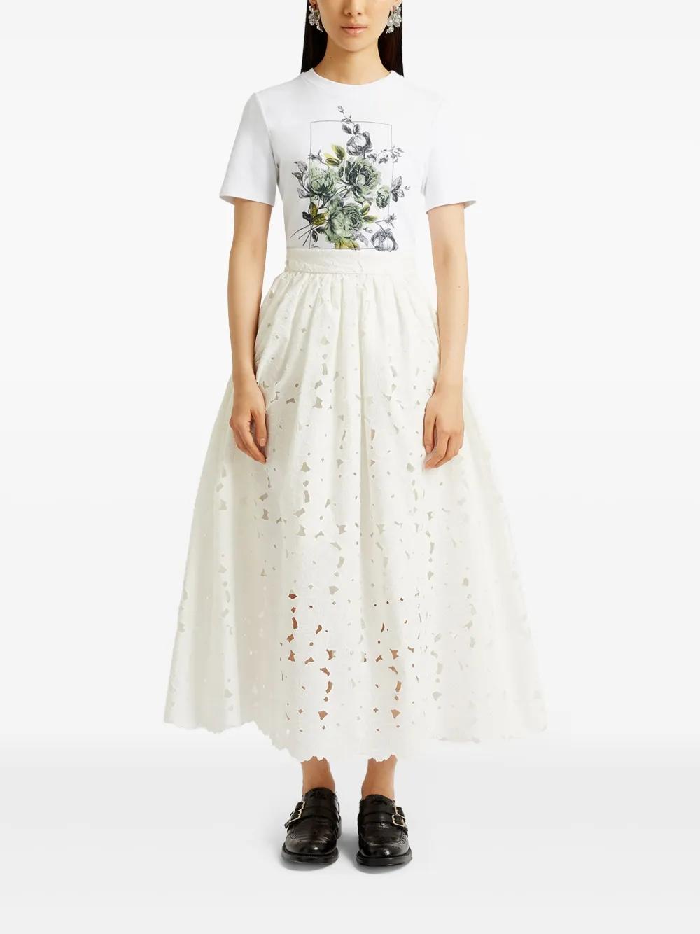 ERDEM Floral Print Relaxed Women's T-Shirt