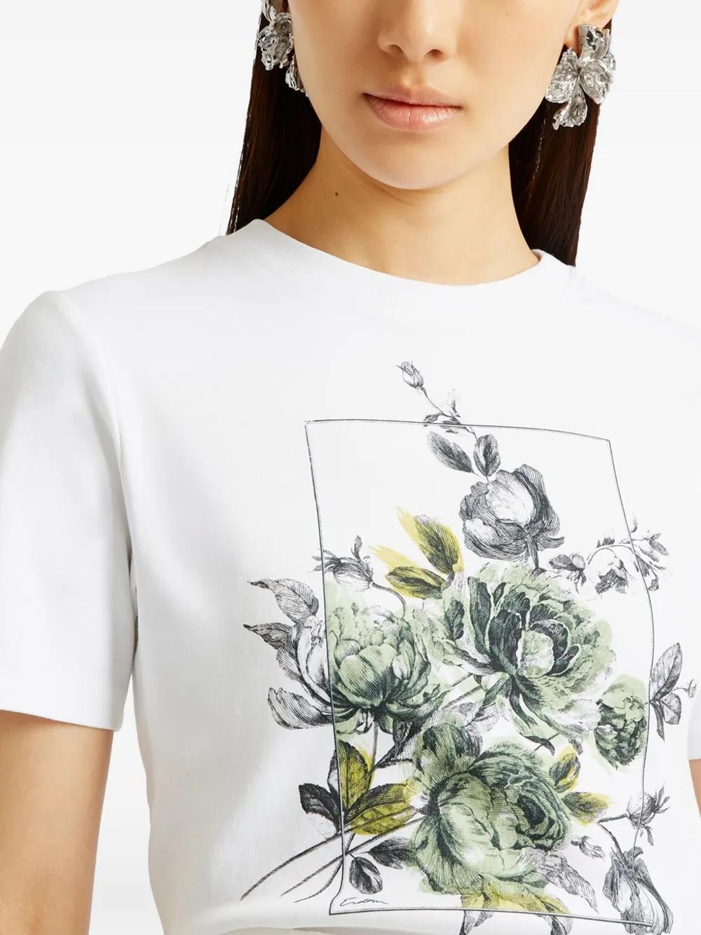 ERDEM Floral Print Relaxed Women's T-Shirt