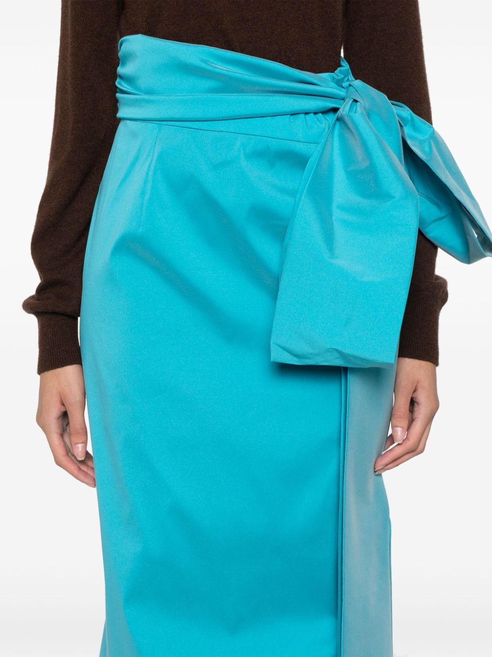 BERNADETTE Mini Skirt with Pleated Design