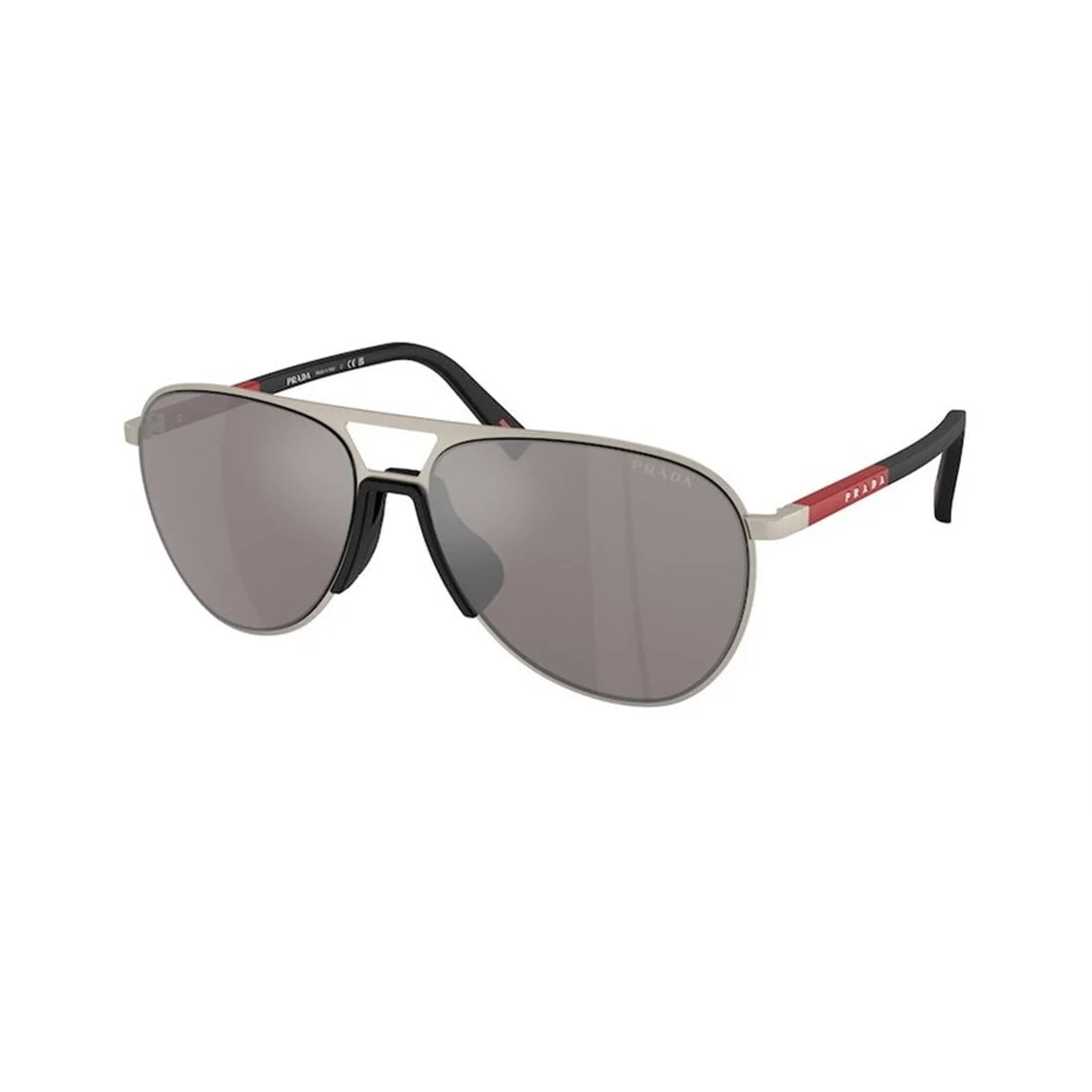PRADA LINEA ROSSA Sleek Metal Sunglasses PS 53ZS 18X80I for Men