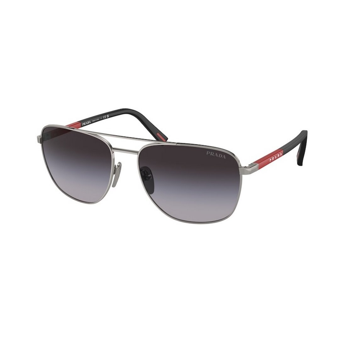 PRADA LINEA ROSSA Sleek Men's Sunglasses with Degraded Lenses