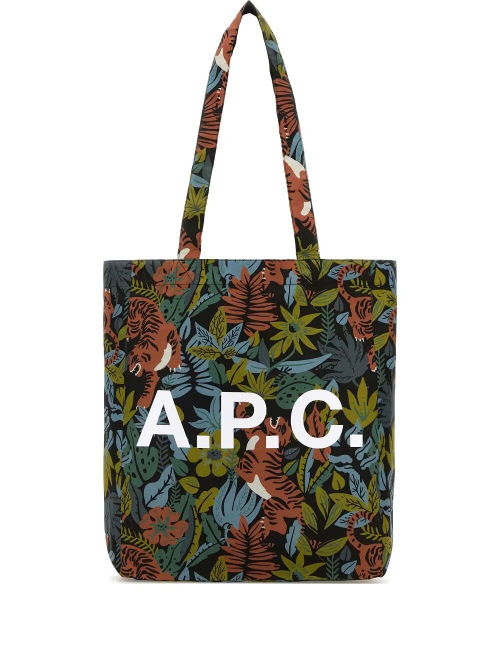 A.P.C. Reversible Printed Mini Tote Handbag