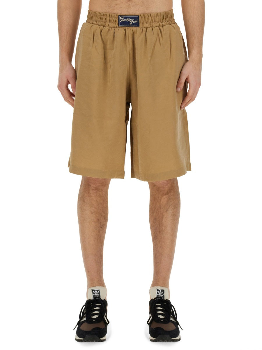 FAMILY FIRST Relaxed Fit Bermuda Shorts - Size L