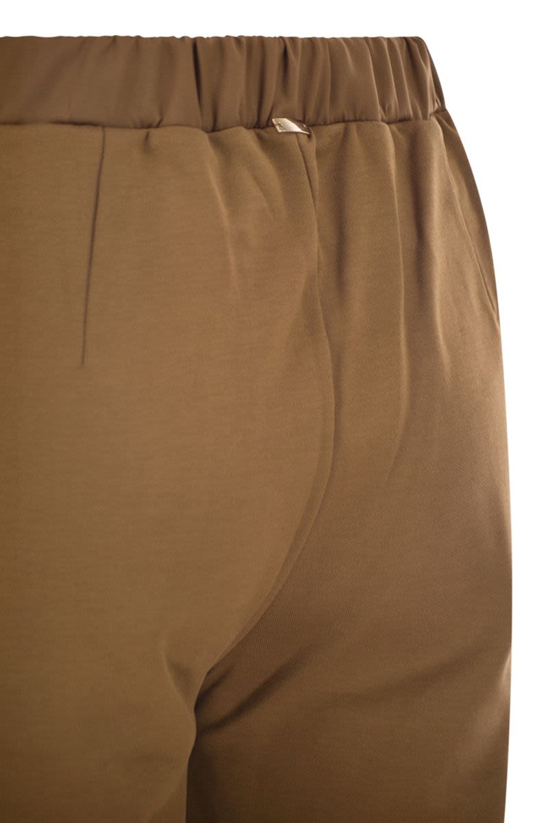 HERNO Women's Cargo Trousers in Cotton Interlock