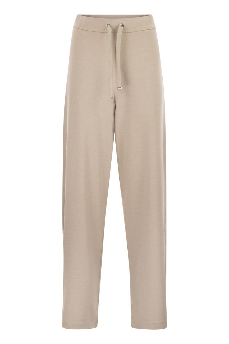 HERNO Jogger Trousers in Viscose Blend - Regular Fit