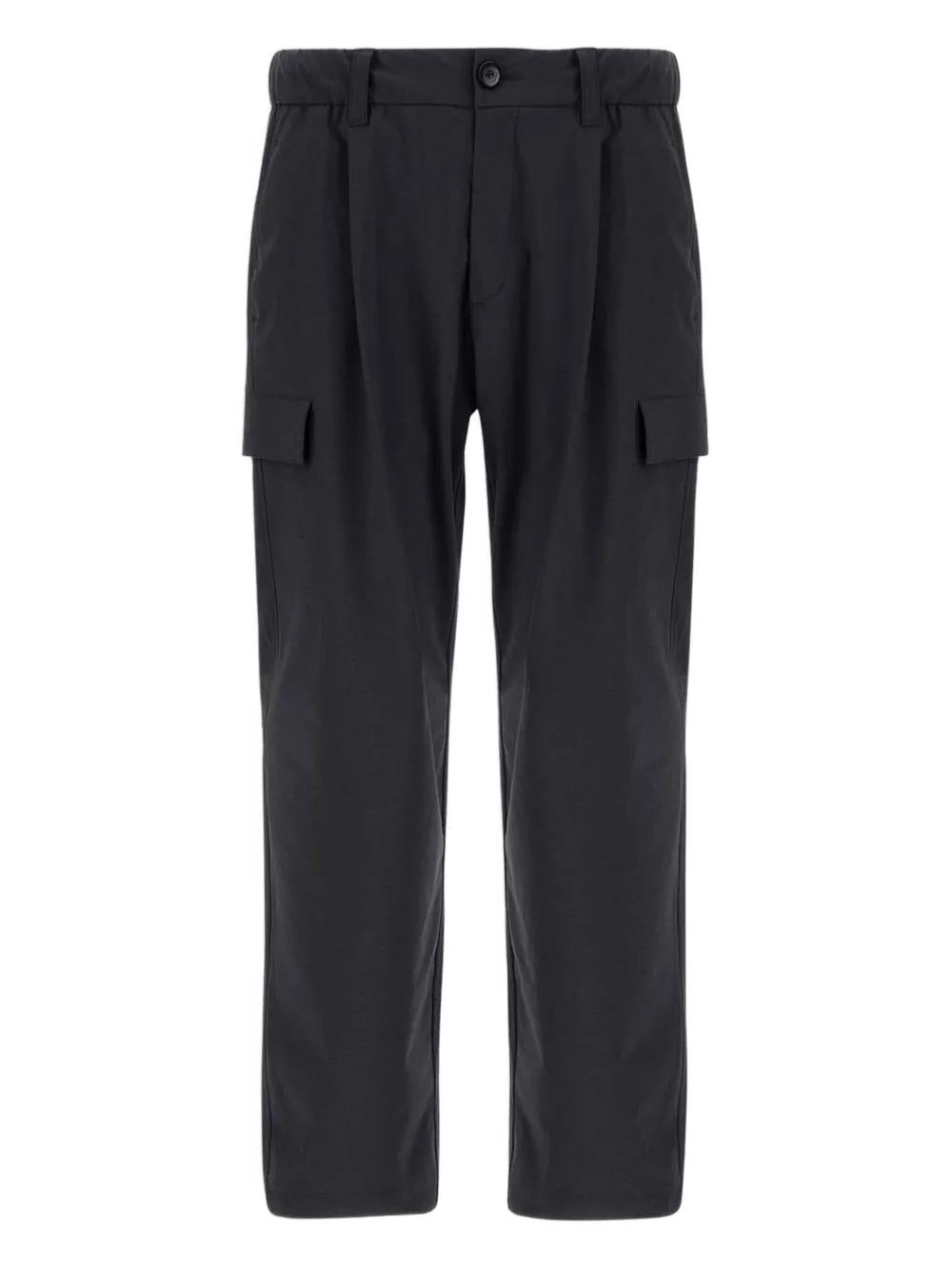 HERNO Pleated Cargo Trousers - Regular Fit