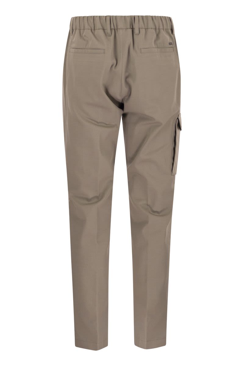 HERNO Pure Cotton Resort Cargo Trousers