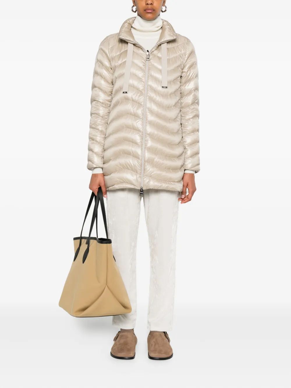 HERNO Metallic Trousers for Women - FW25 Collection