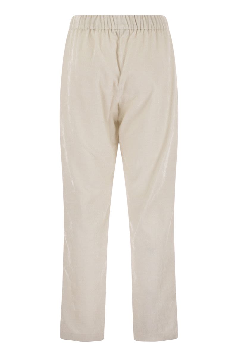 HERNO Relaxed Fit Corduroy Resort Trousers