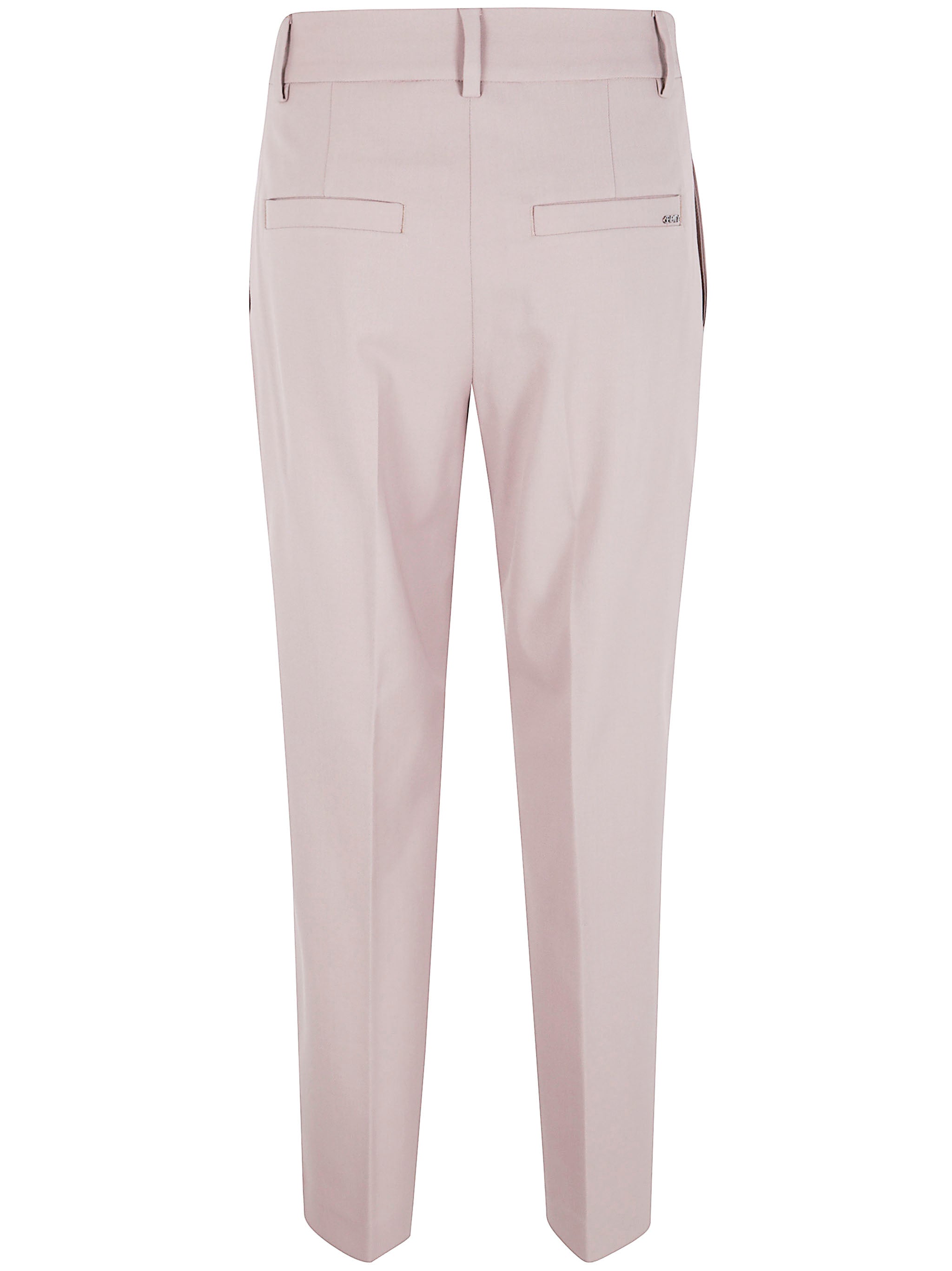 SEVENTY Chic Women's Gabardine Mix Wool Trousers