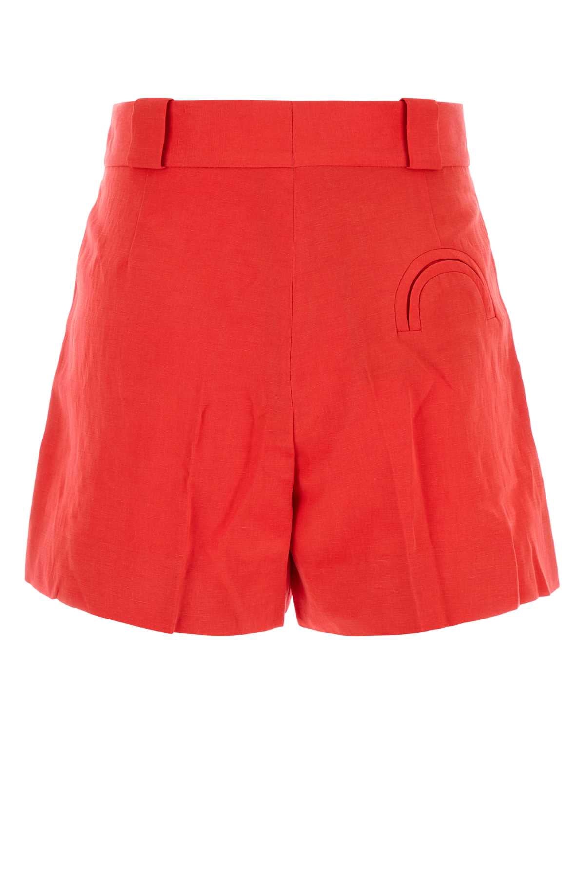 BLAZE MILANO Silk Blend Mini Flica Selle Shorts
