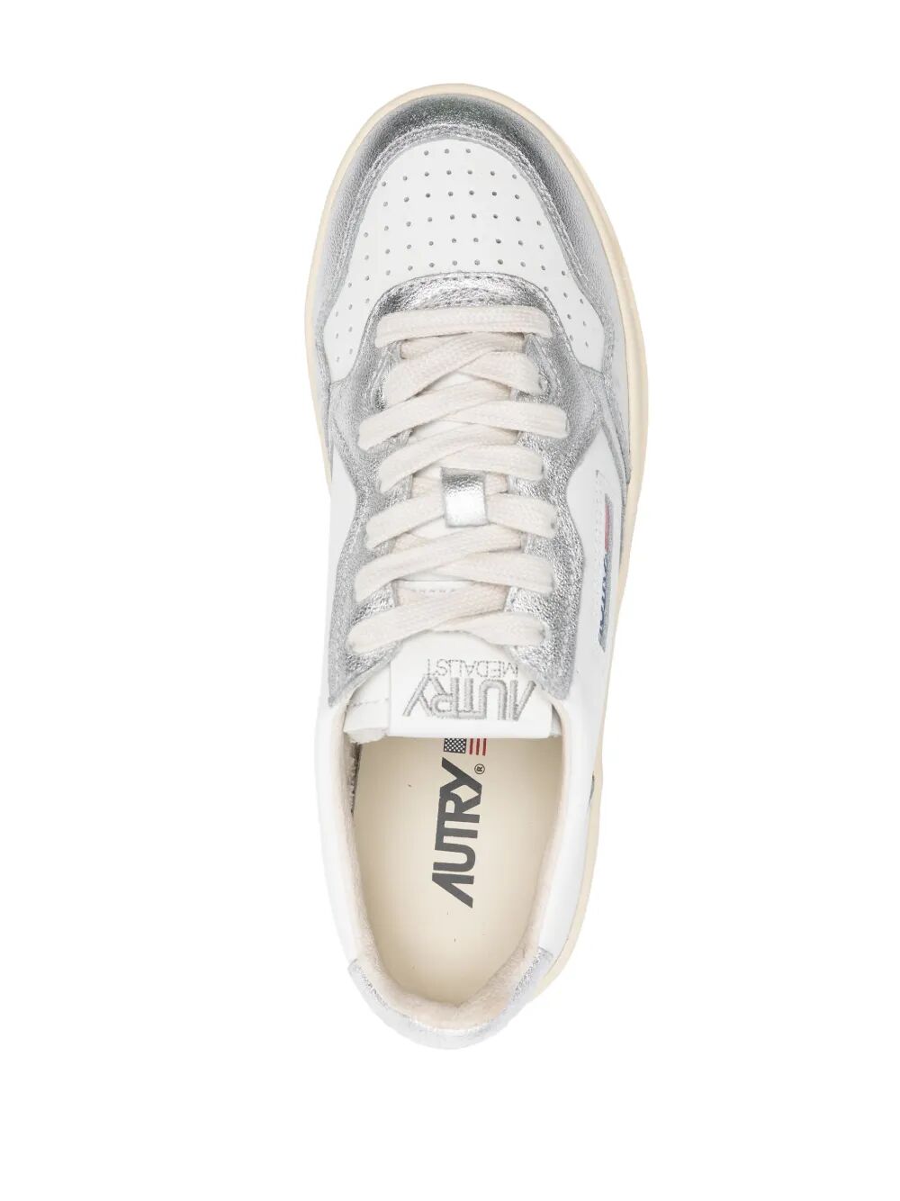 AUTRY Platform Low Leather Sneakers for Women