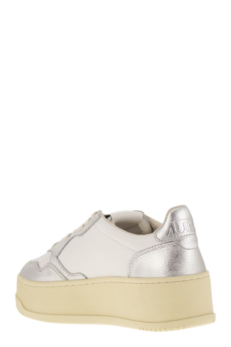 AUTRY Elevated Platform Leather Trainers - Women's Sneakers