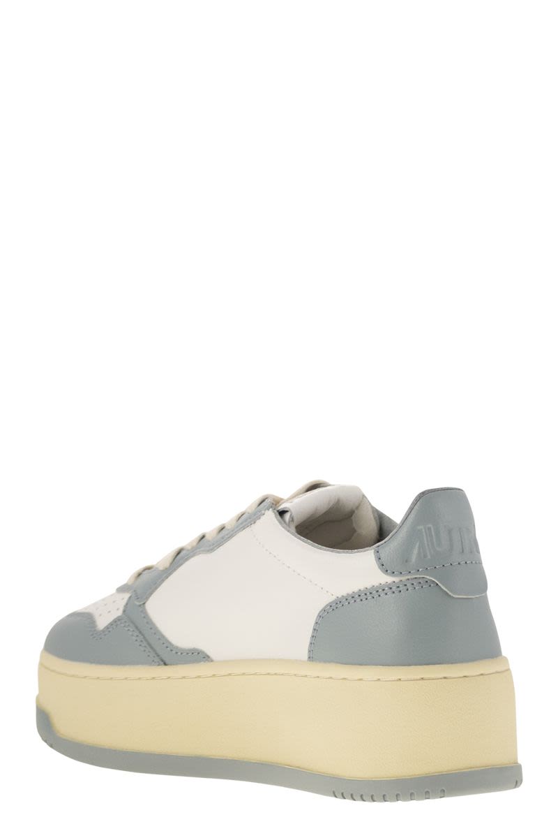 AUTRY Elevated Platform Leather Trainers for Women