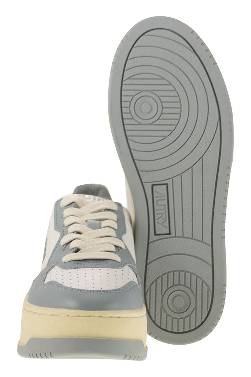 AUTRY Elevated Platform Leather Trainers for Women