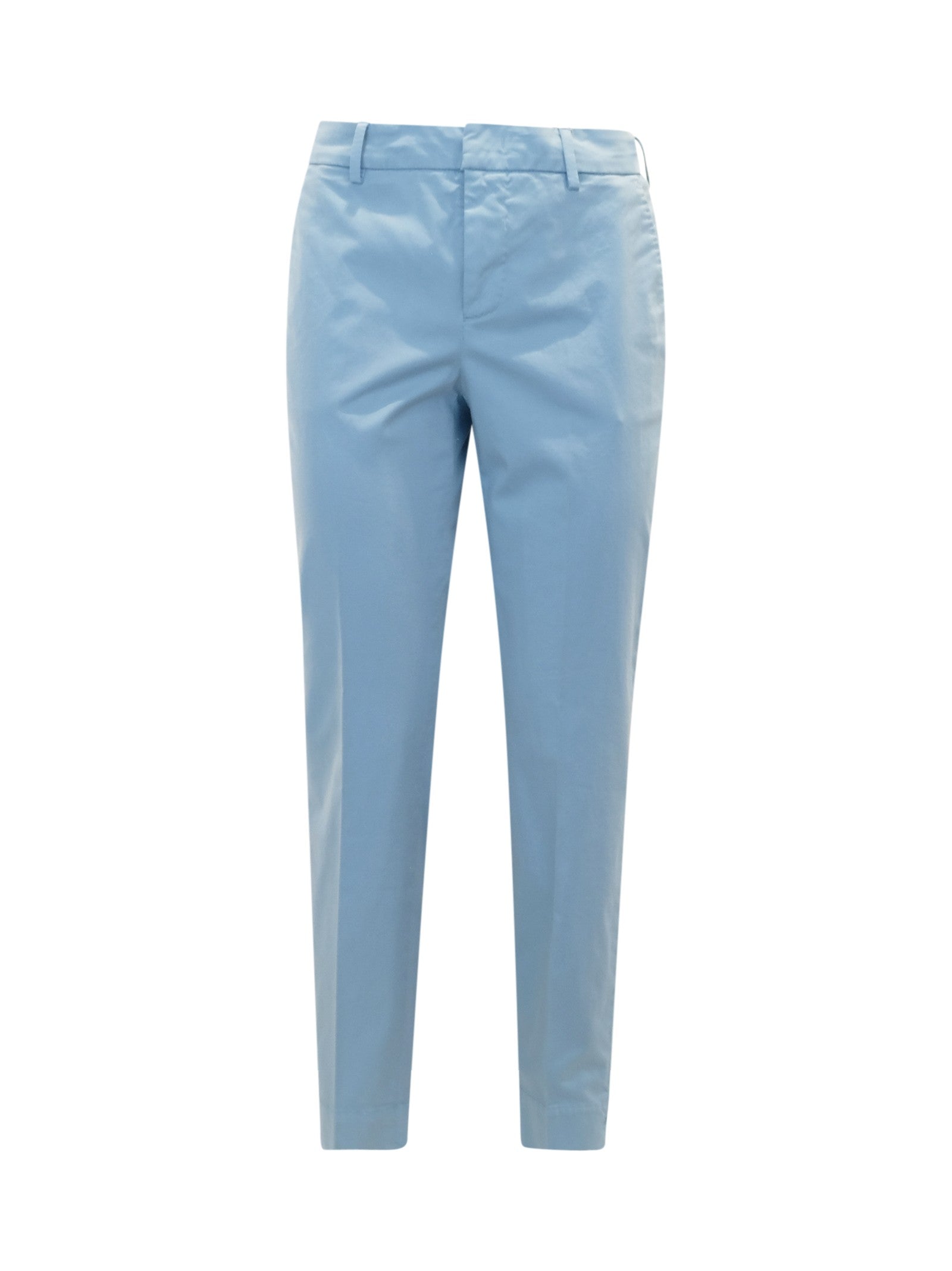 PT Light Blue Satin Mini Pants