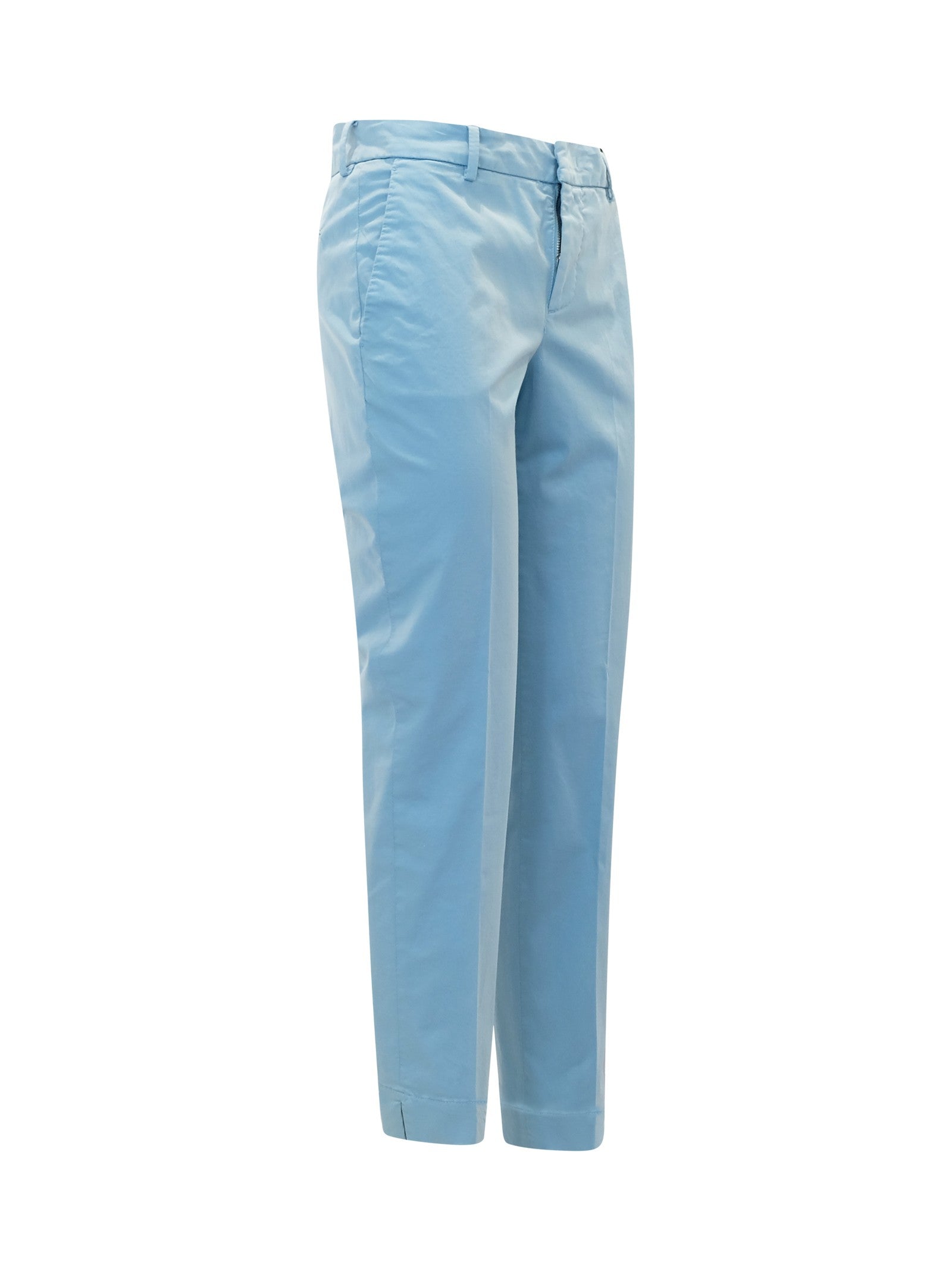 PT Light Blue Satin Mini Pants