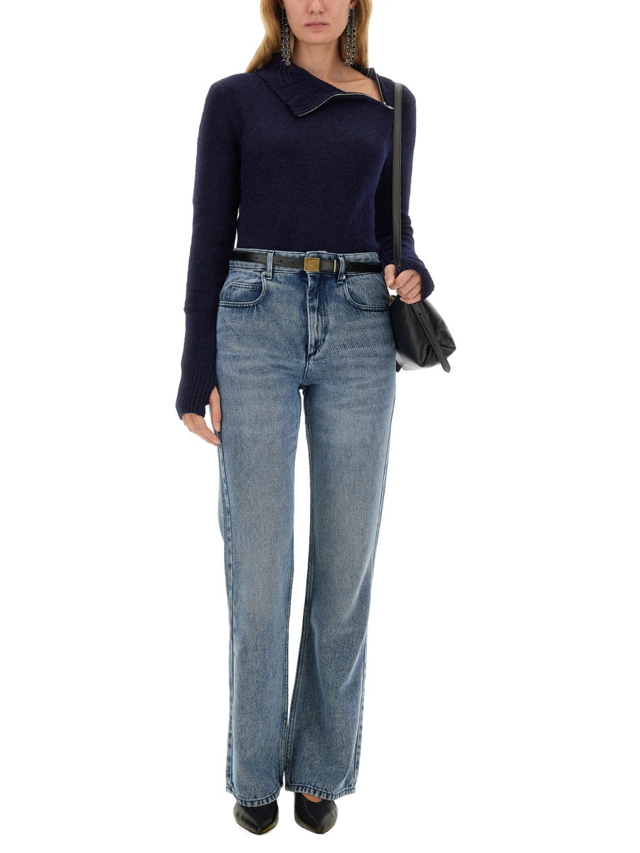 ISABEL MARANT ETOILE Soft Alpaca Blend T-Shirt - Size 38