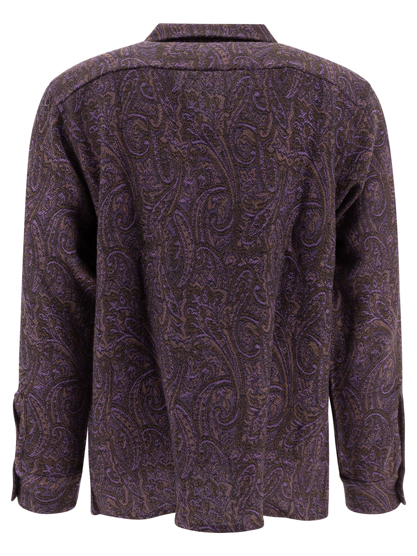 NEEDLES Relaxed Fit Paisley Wool Shirt for Men