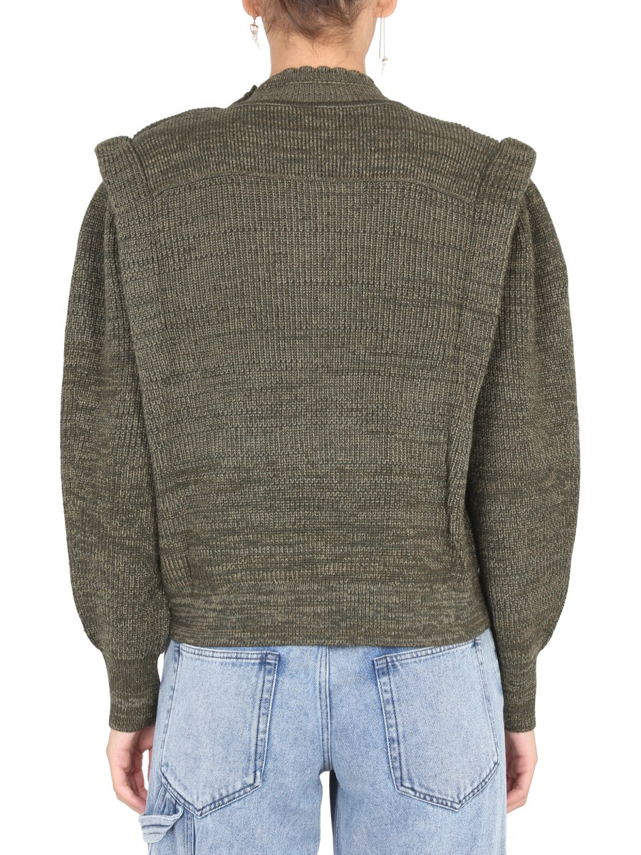 ISABEL MARANT ETOILE Mesh Meerya Crossneck Sweater