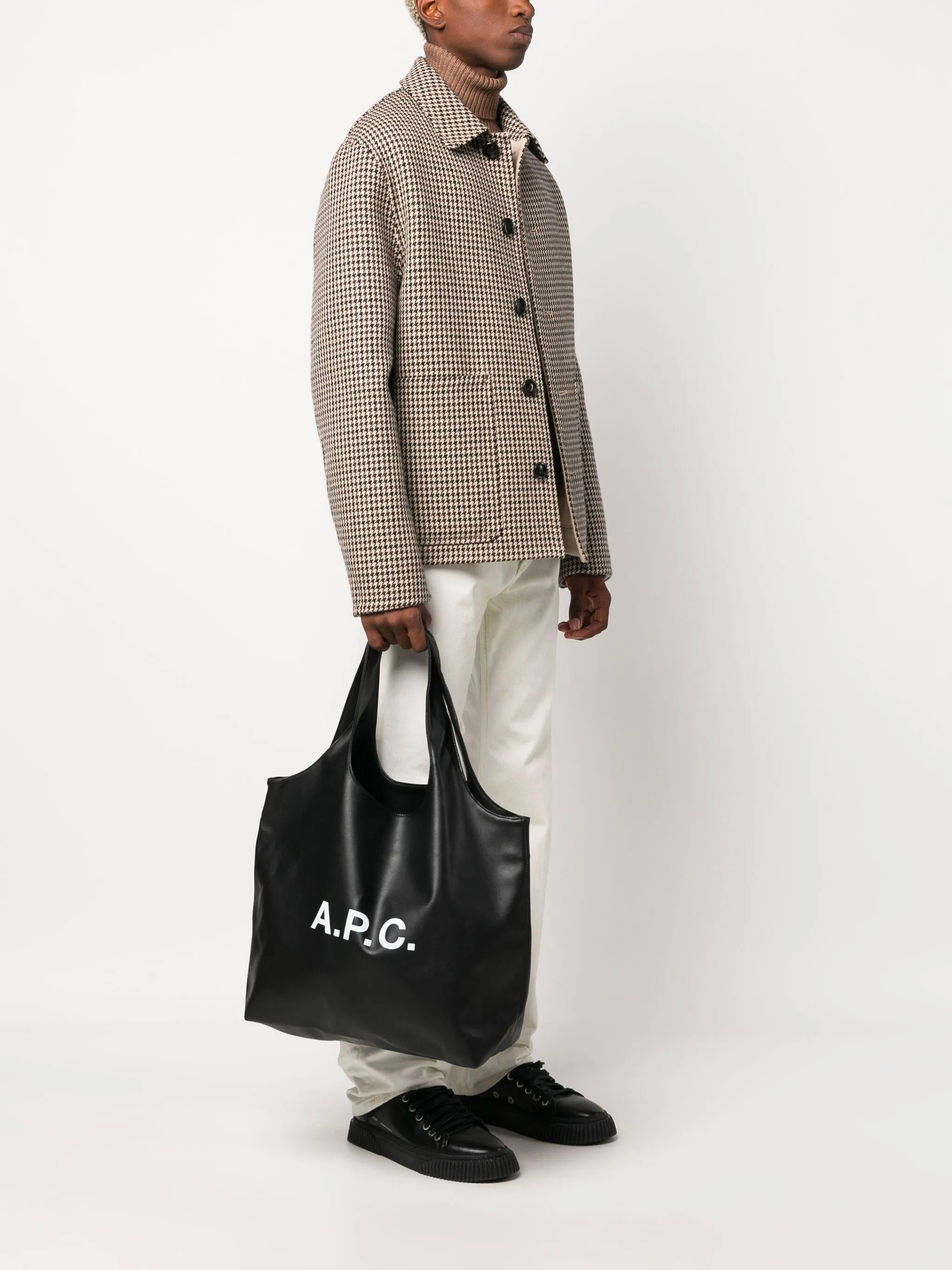 A.P.C. Mini Soft Leather Tote Handbag