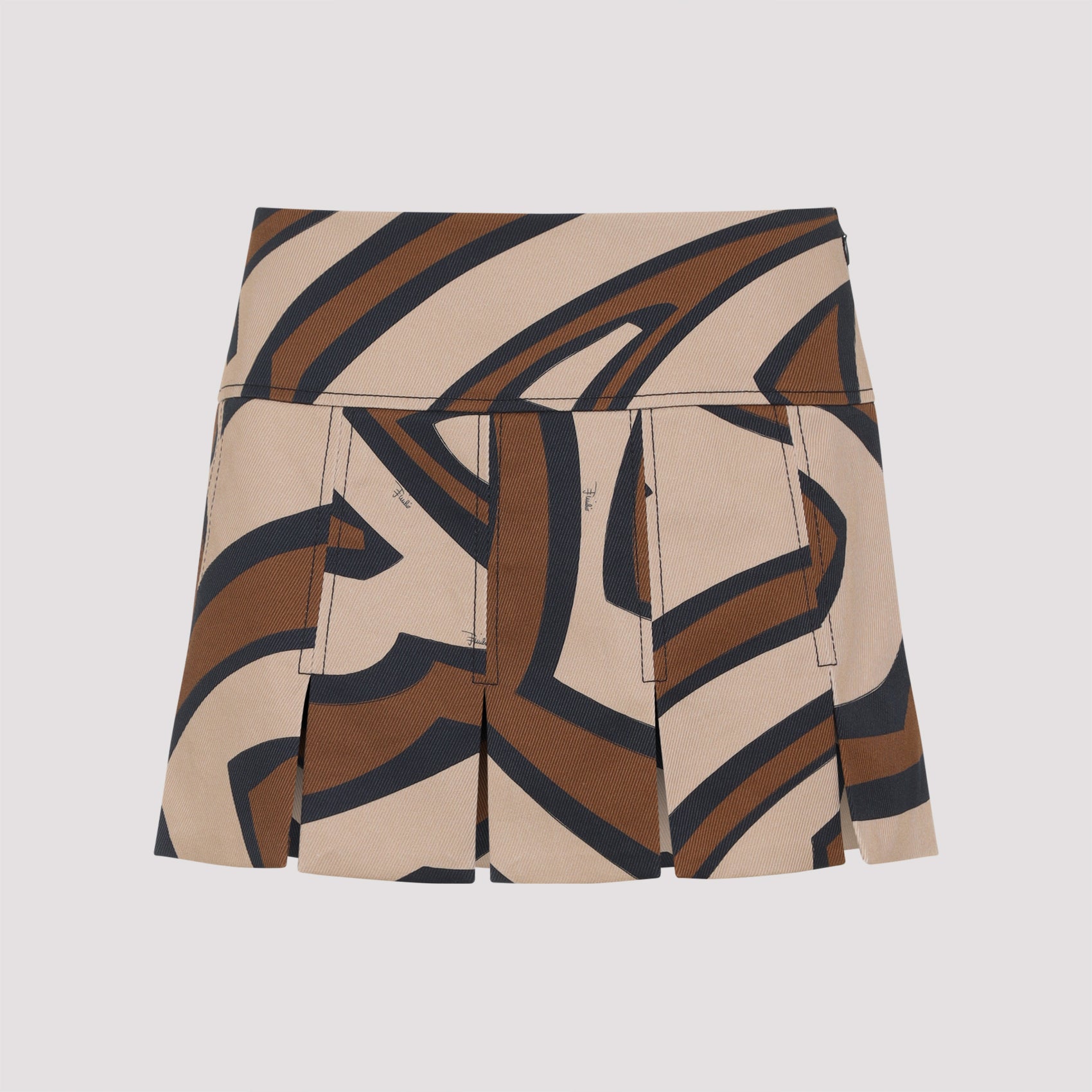 PUCCI Stylish Metallic Mini Skirt