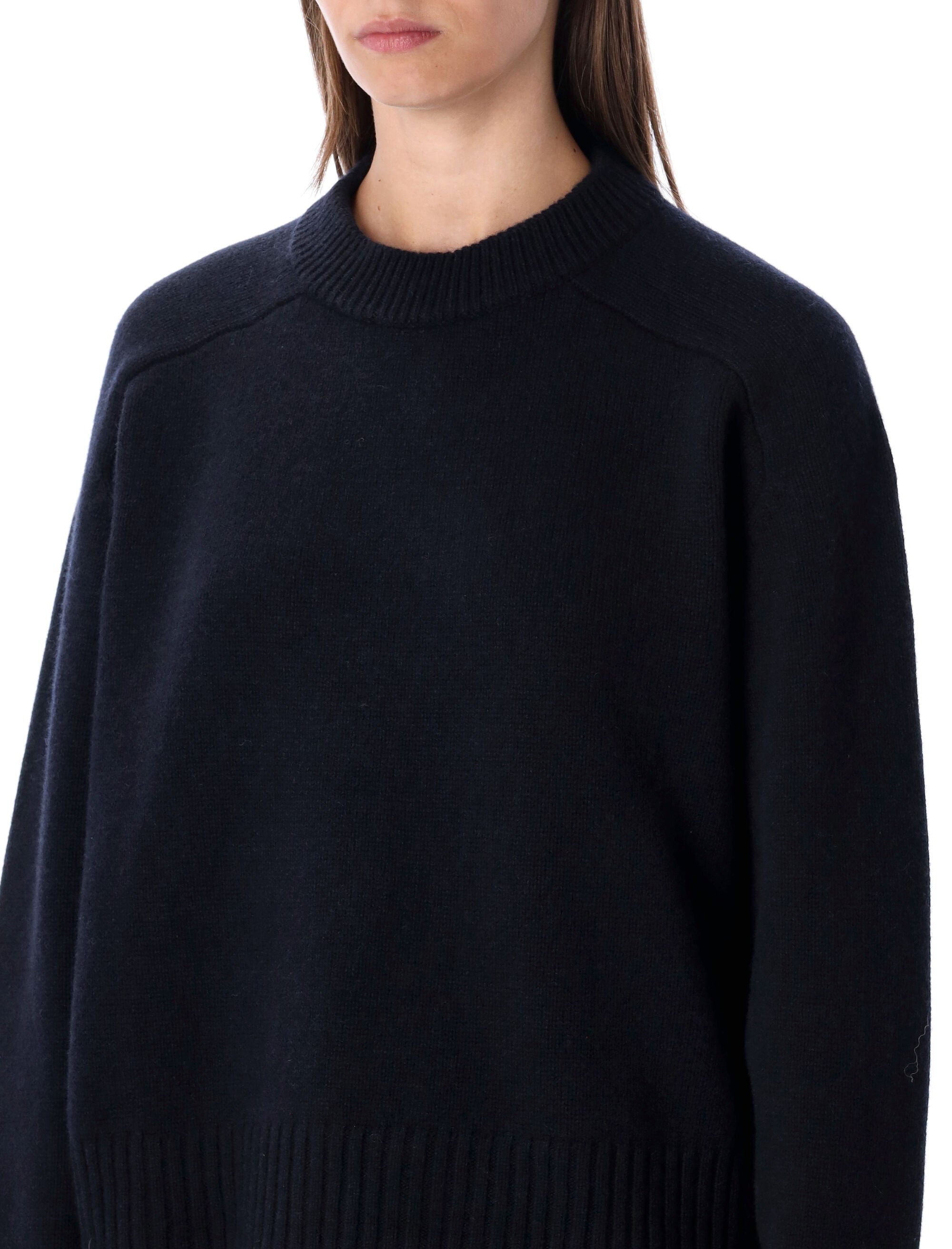 SOEUR Loose Fit Wool Knit Jumper - Women’s Size 36