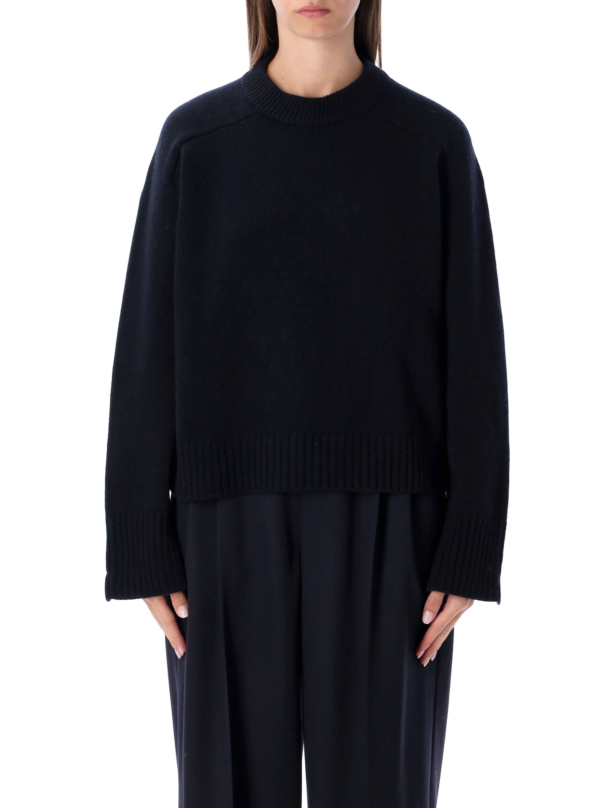 SOEUR Loose Fit Wool Knit Jumper - Women’s Size 36