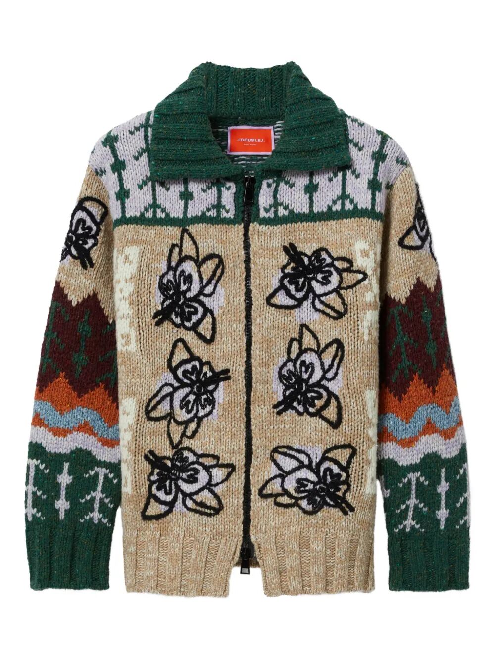 LA DOUBLE J Embroidered Chalet Cardigan - Women's