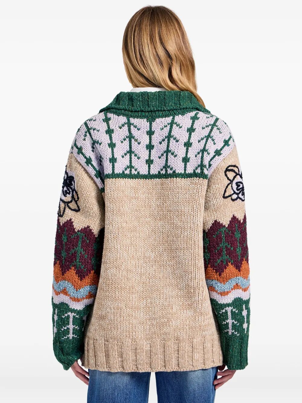 LA DOUBLE J Embroidered Chalet Cardigan - Women's