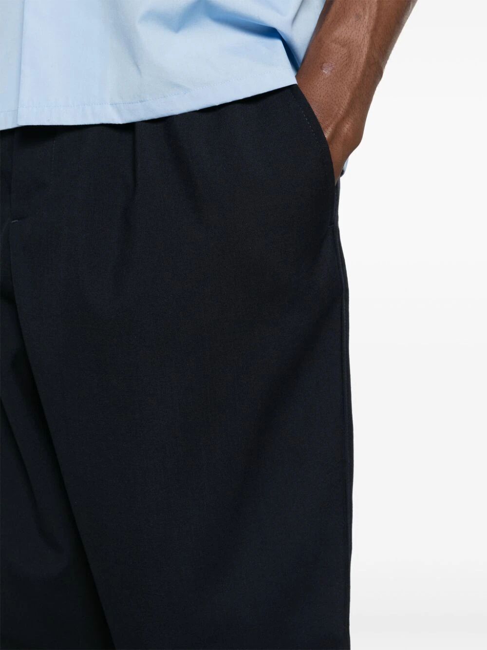 MARNI Men's Wool Trousers for SS24