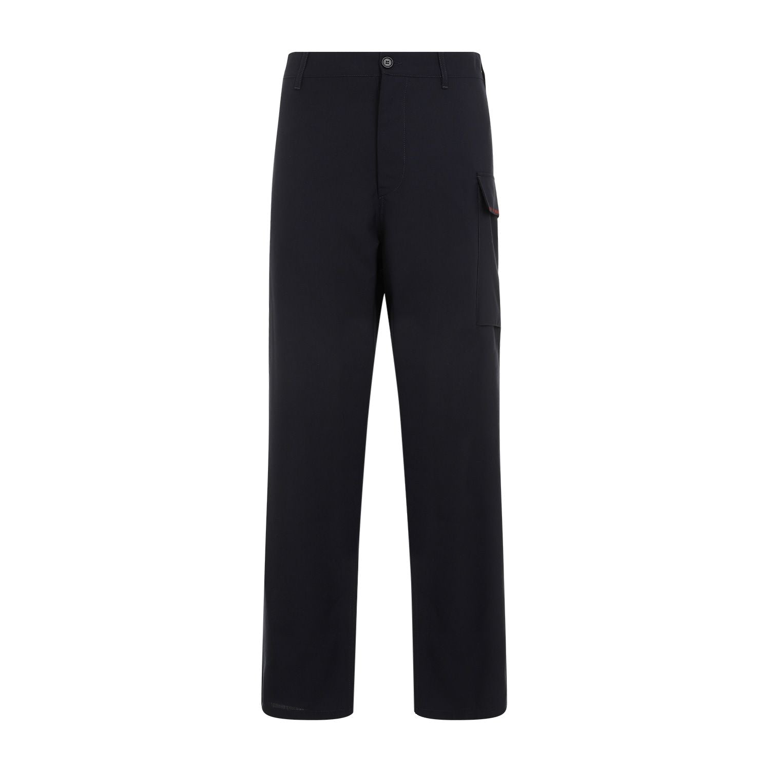 MARNI Men's Wool Woven Trousers for SS25