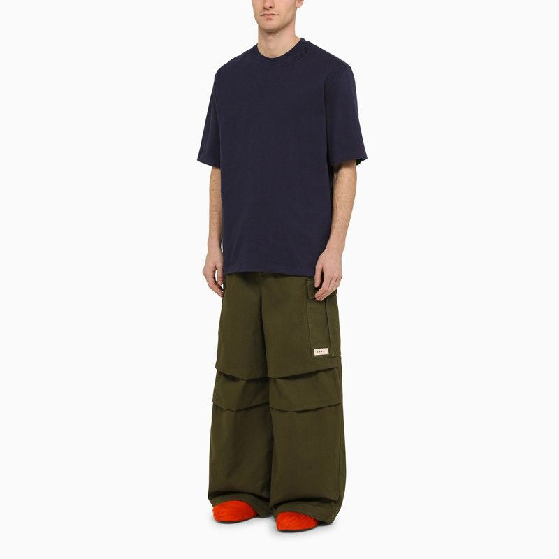 MARNI Cotton Trousers for Men - Spring/Summer 2024