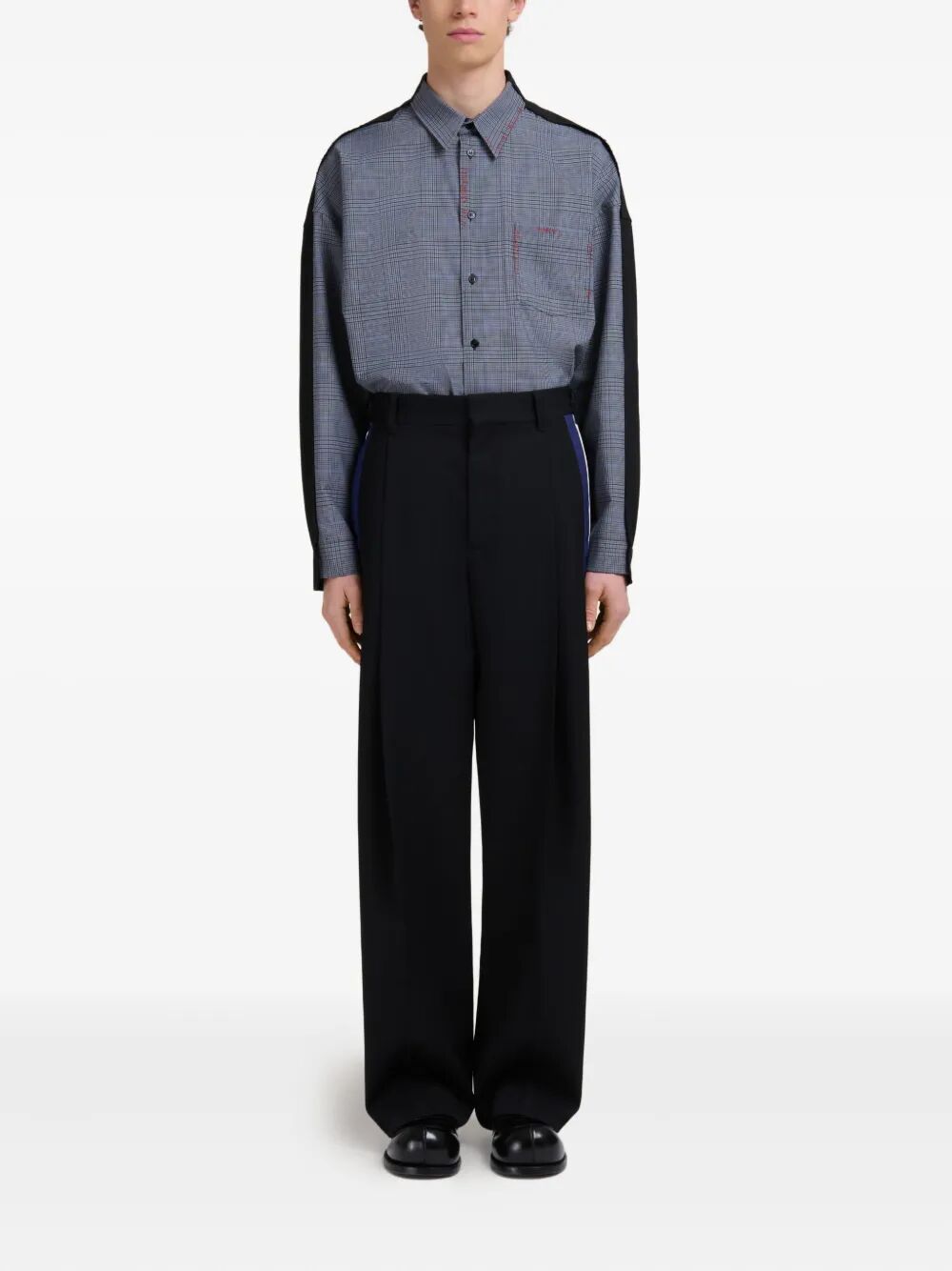 MARNI Men's Wool Knit Trousers for FW25