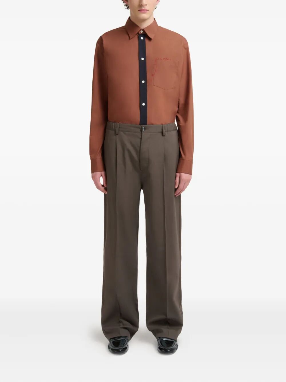 MARNI Premium Virgin Wool Trousers for Men