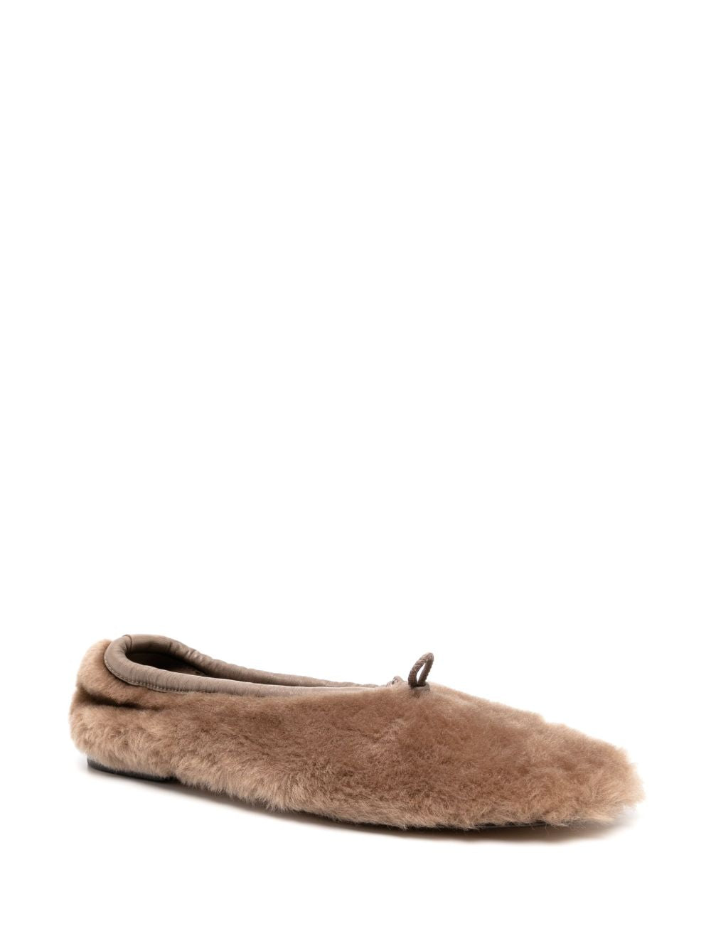HEREU Shearling Ballet Flats for Women