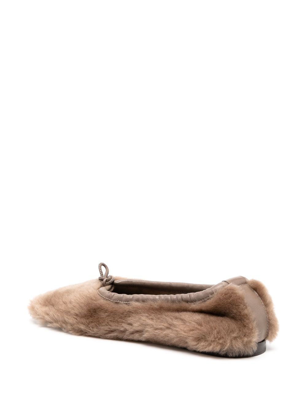 HEREU Shearling Ballet Flats for Women