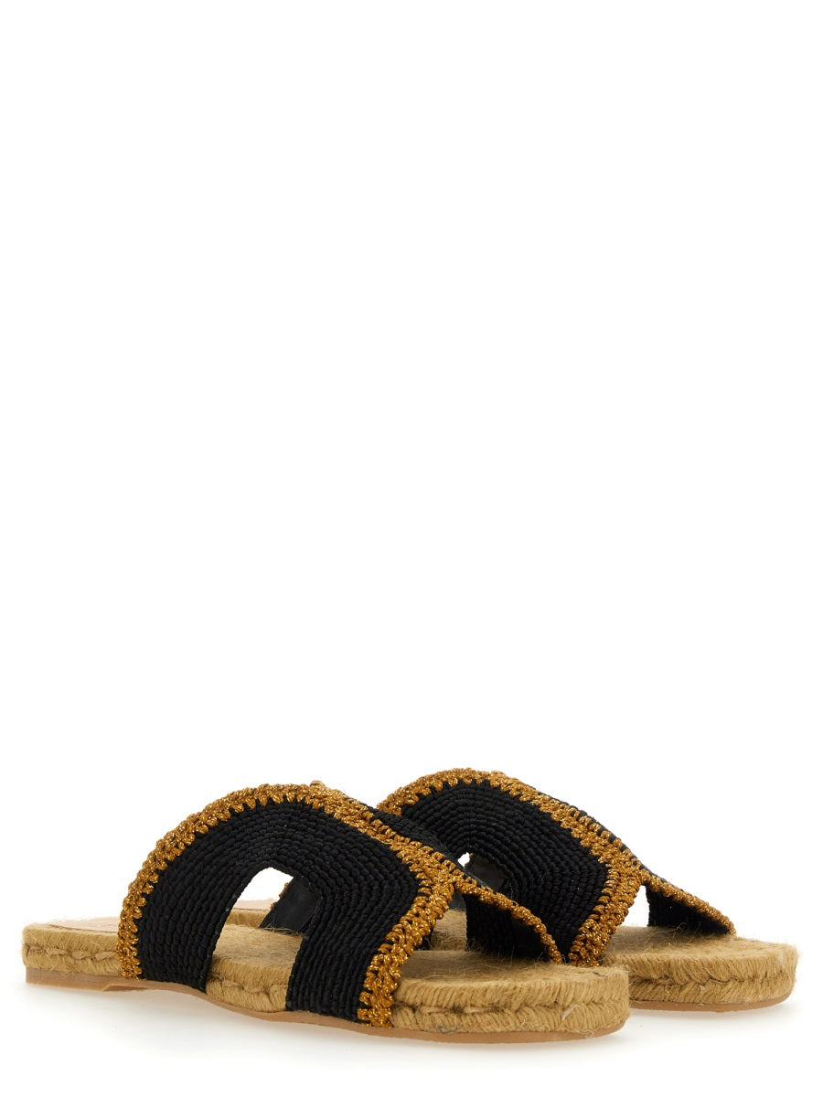 CASTAÑER Rayon and Jute Women's Sandals