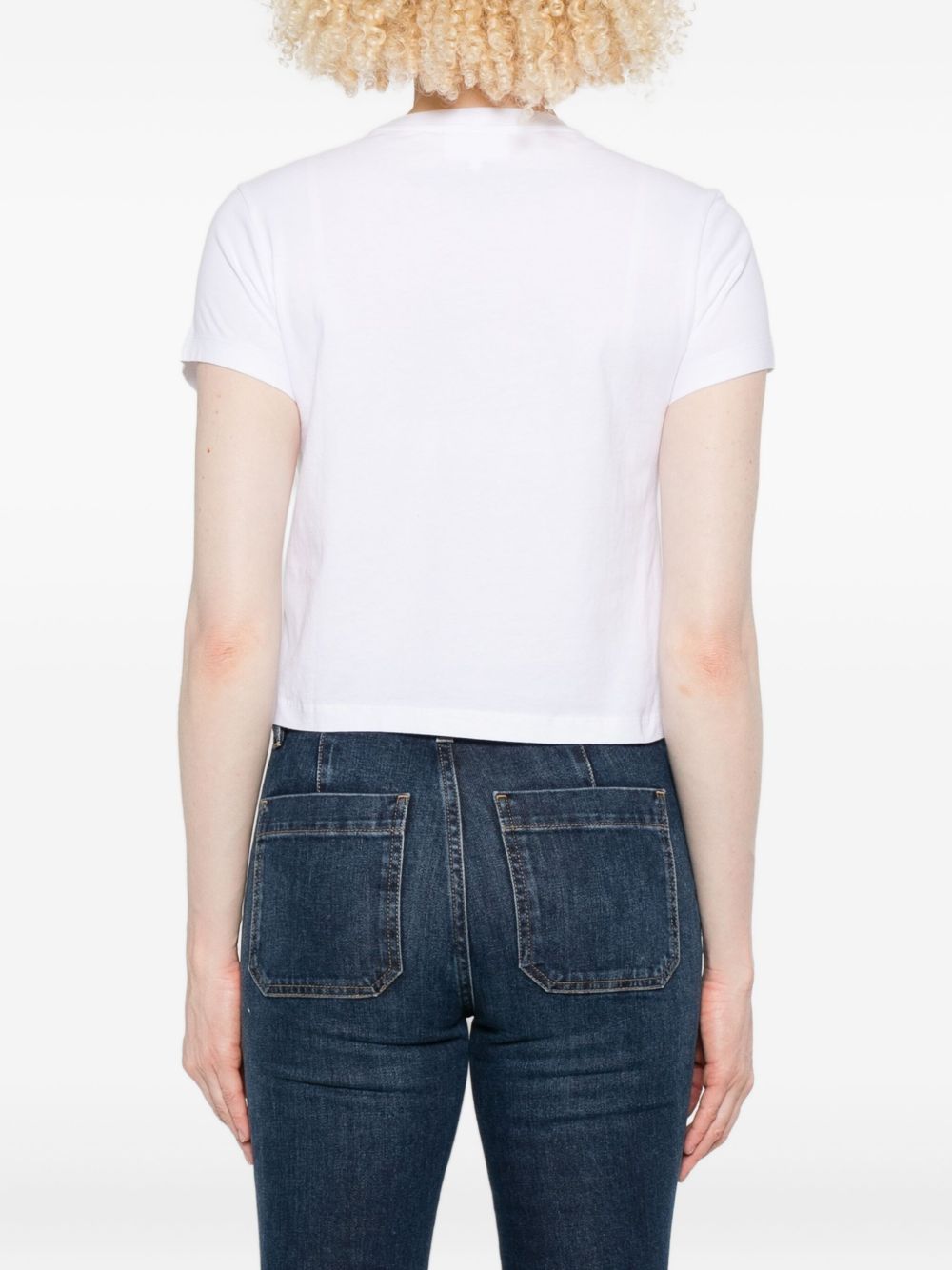 MAISON KITSUNÉ Lady Fox Cotton T-Shirt