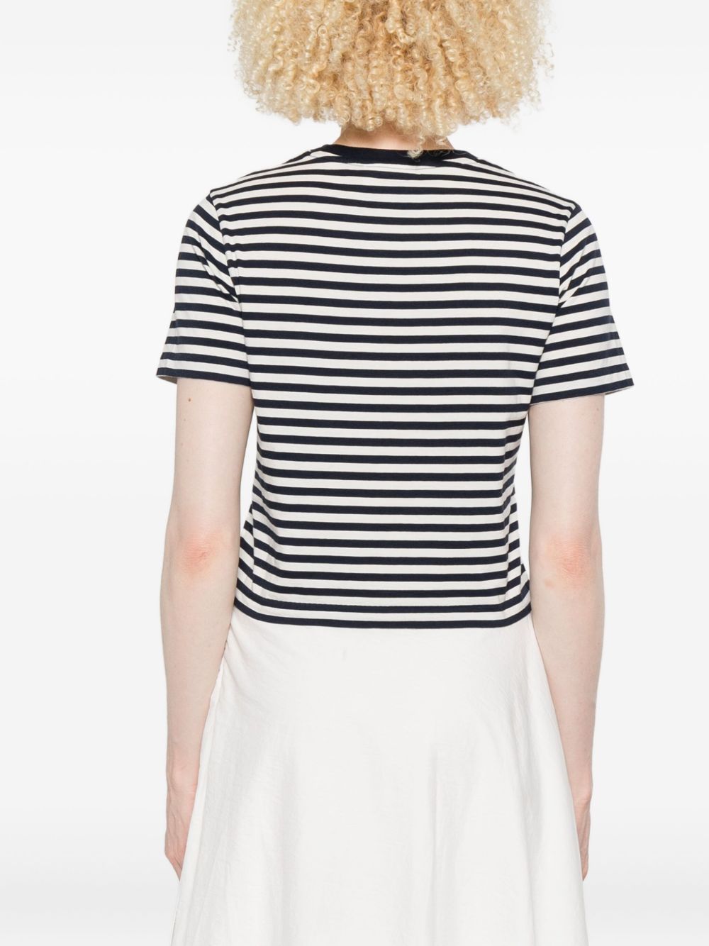 MAISON KITSUNÉ Baby Fox Striped Cotton T-Shirt