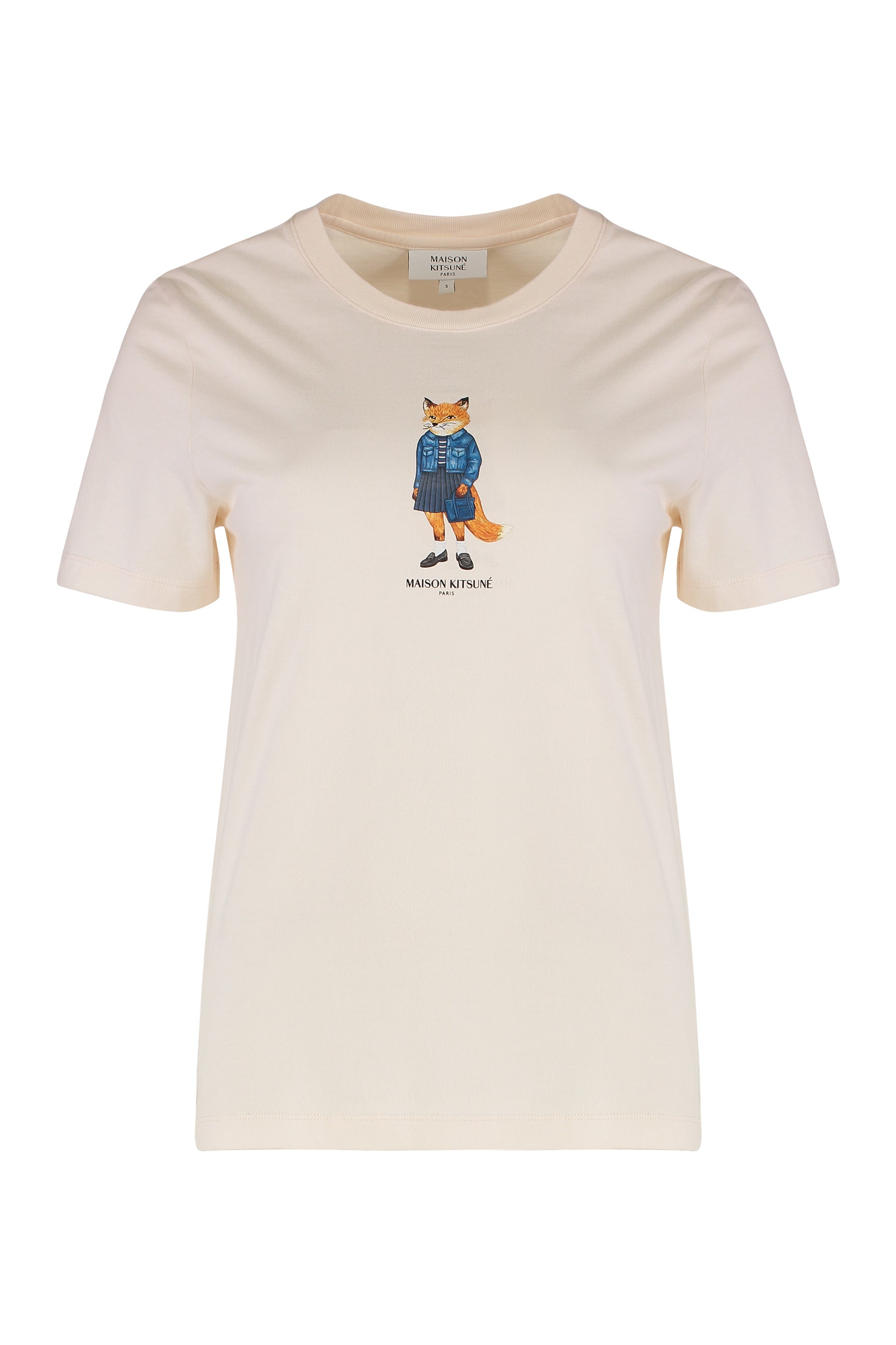 MAISON KITSUNÉ Cotton Crew-Neck T-Shirt